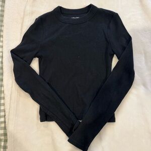 Black Long Sleeve Top